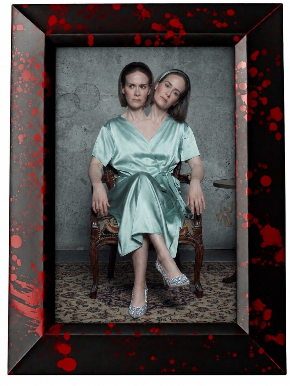 American Horror Story Freakshow AHS Horror Conjoined Twins Series Halloween  Art